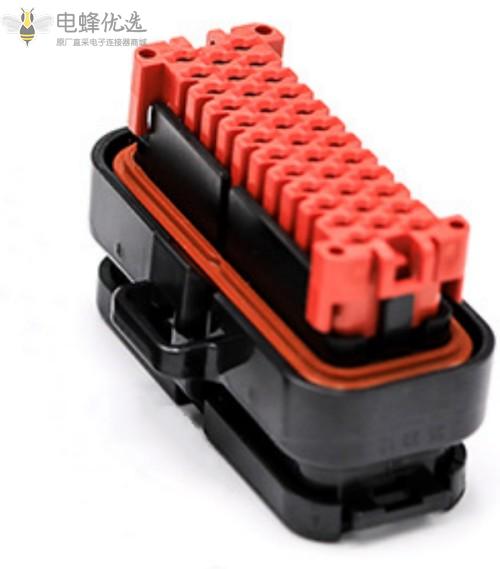 776286-1电动汽车连接器8芯防水PBT接插件快速插拔ECU母插