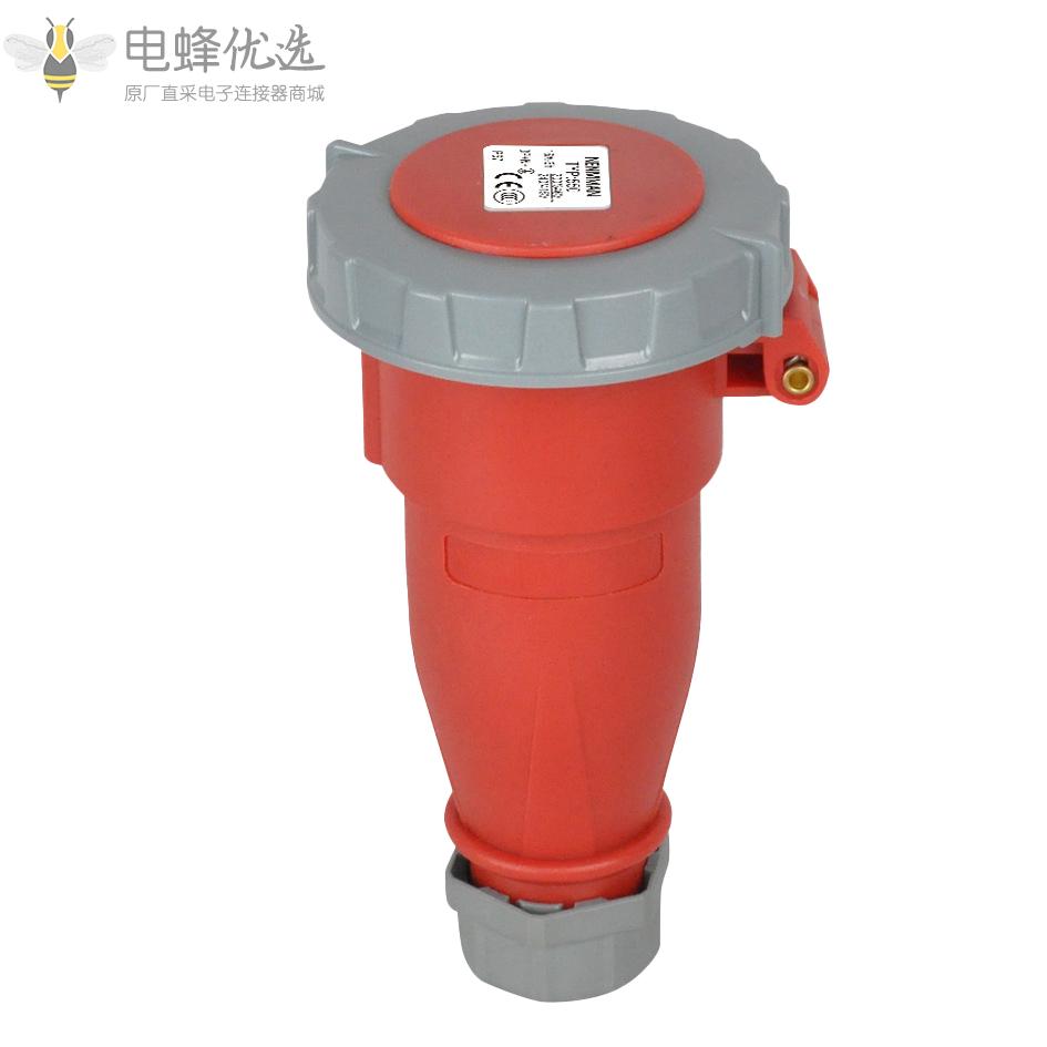 欧标TYP550工业连接器5芯16A400V防水母头IP67工业防水插头3P+E+N
