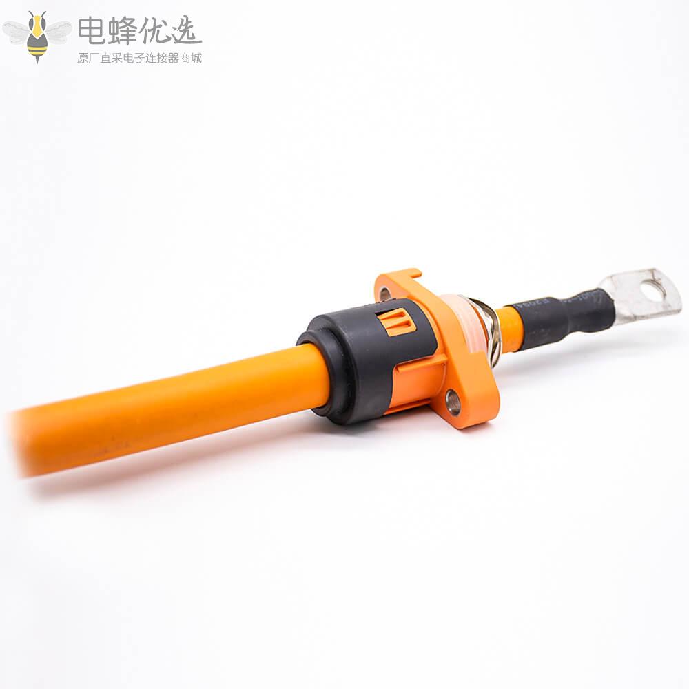 高压RPT连接器1芯面板安装125A用于EV电缆25mm&sup2;厂家定制