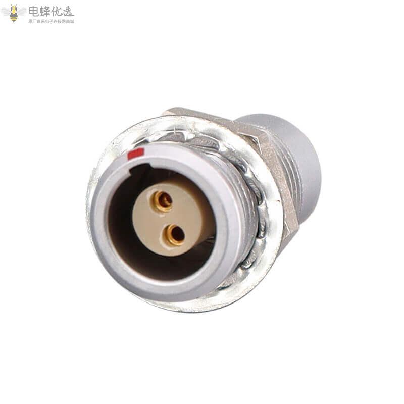 推拉自锁快速拔插圆形连接器航空插头插座FGG/EGG00B2芯整套厂家批发