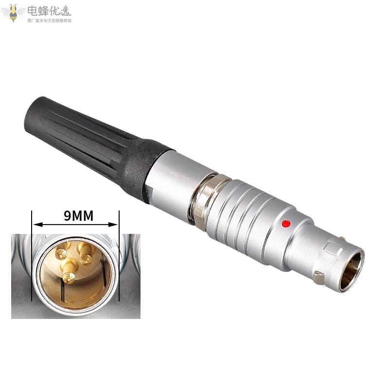 兼容LEMO_FGG_PHG_1B系列浮动空中对接插头插座推拉自锁航空插头3芯厂家批发