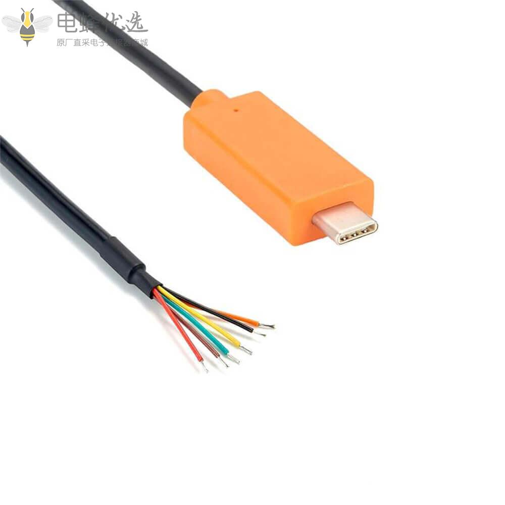 RS485_USB_Type_C单边接1M线缆厂商直销