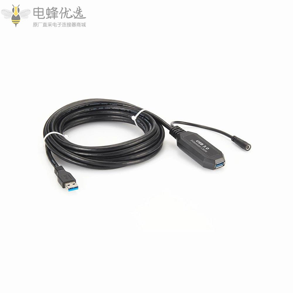 USB_A转USB_A母头3.0接1m线材生产厂家直销