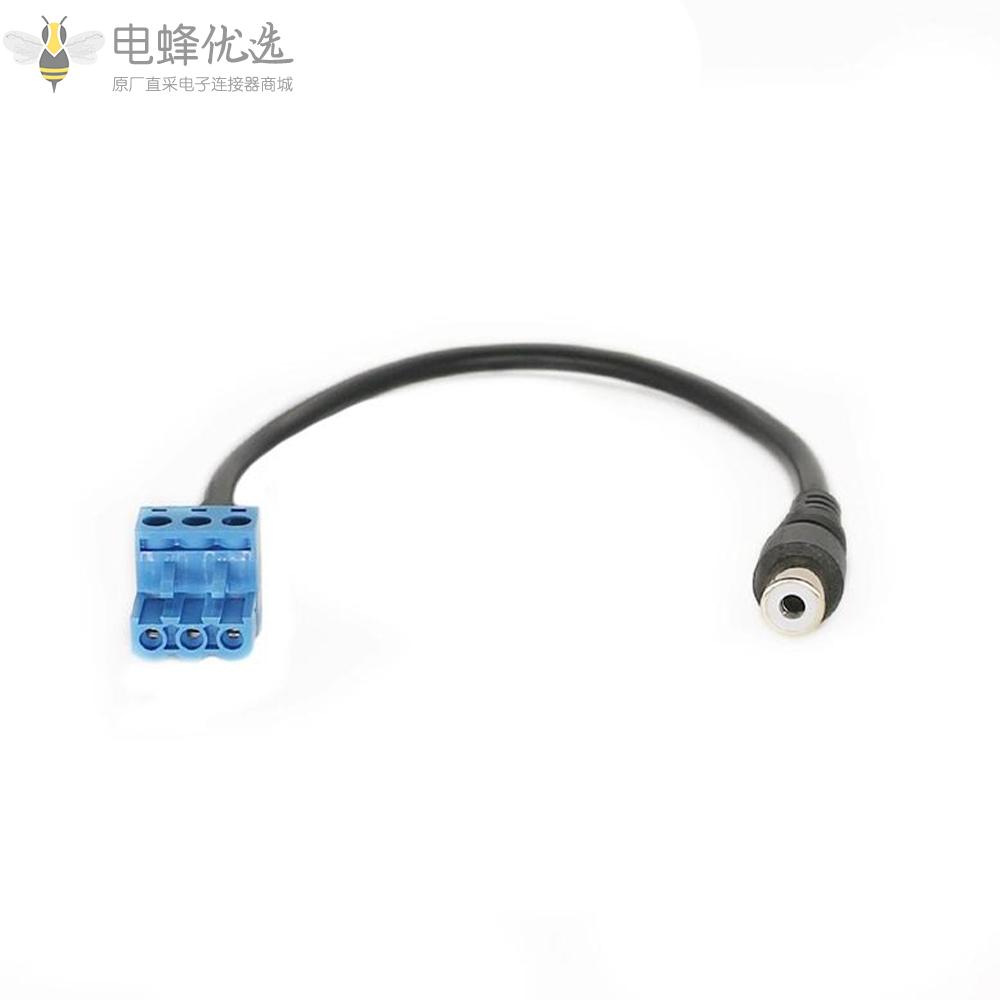 RCA母头转Anytek3针连接器端子