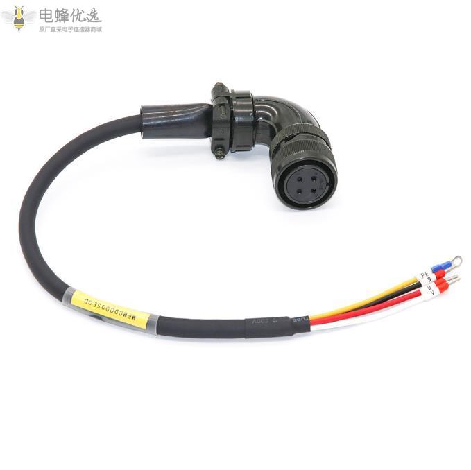 松下伺服电机高柔性和抗弯电源电缆0.2m