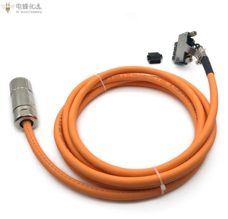 Beckhoff伺服电机电源电缆ZK4500_ZK8027_ZK8022_ZK8024线长2m/3m/5m可选