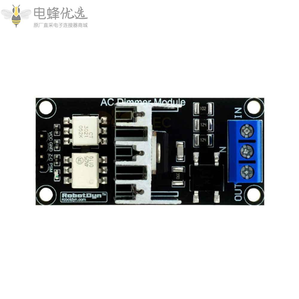 用于PWM控制器的交流调光器模块1通道3.3V/5V逻辑交流50hz/60hz/220V/110V用于Arduino