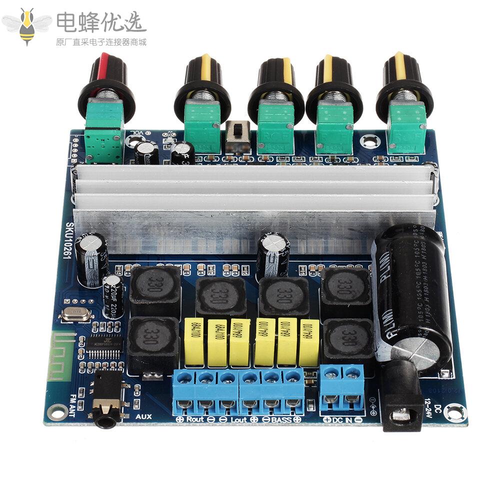 TPA3116低音炮功放板2.1声道大功率蓝牙4.2音频功放DC12V_24V_2*50W_100W_Amplificador