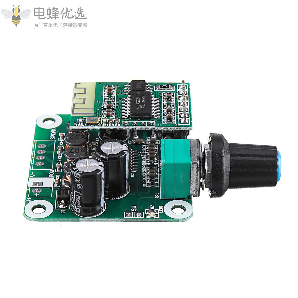TPA3110蓝牙4.2数字放大器板15Wx2_D类立体声功率放大器DC_8V_26V