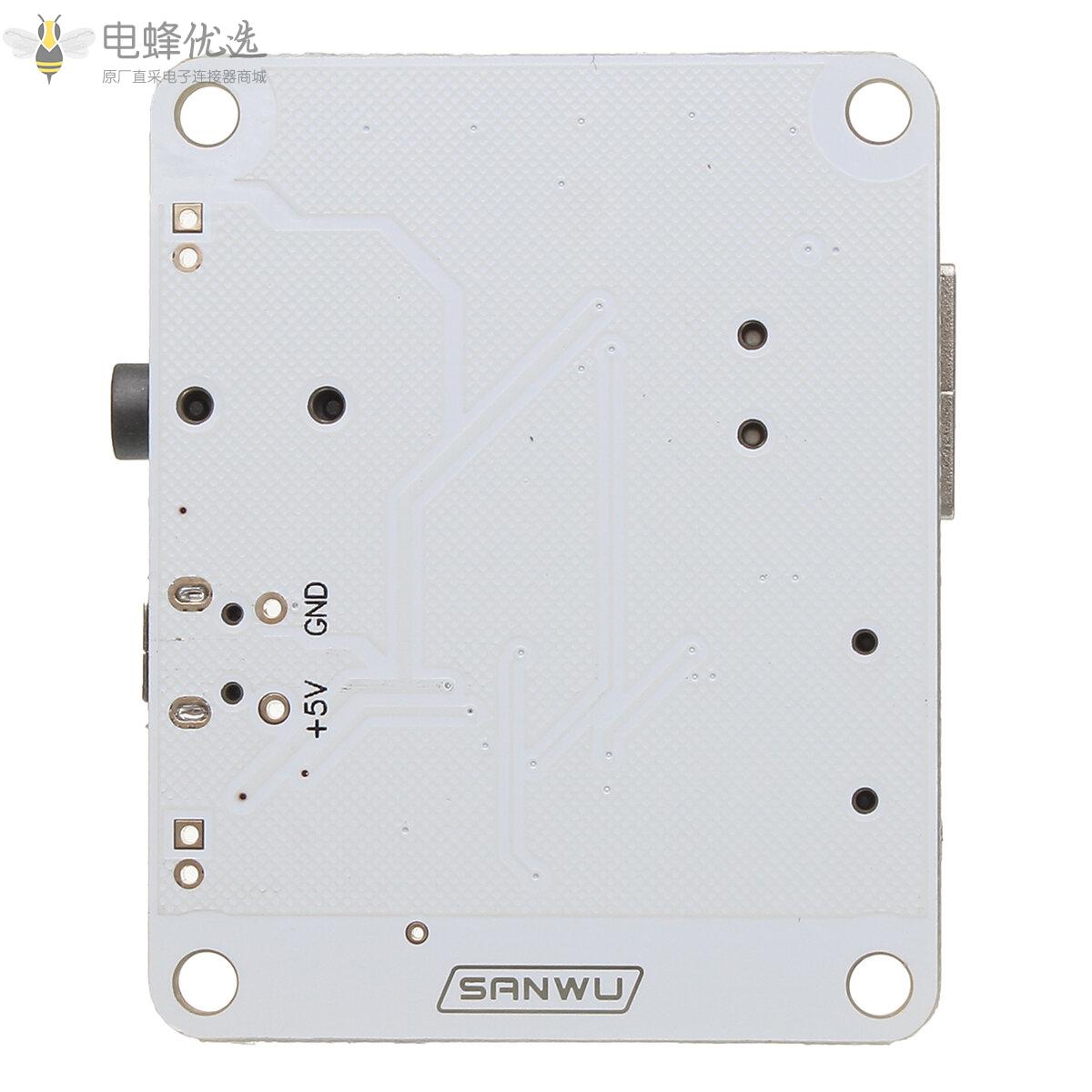 SANWU&reg;蓝牙音频接收数字功放板带USB口TF卡槽解码播放