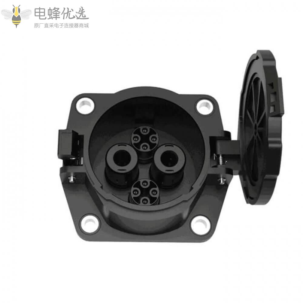 电动车充电连接器日本插座62.5KW_125A_DC快速充电器插座