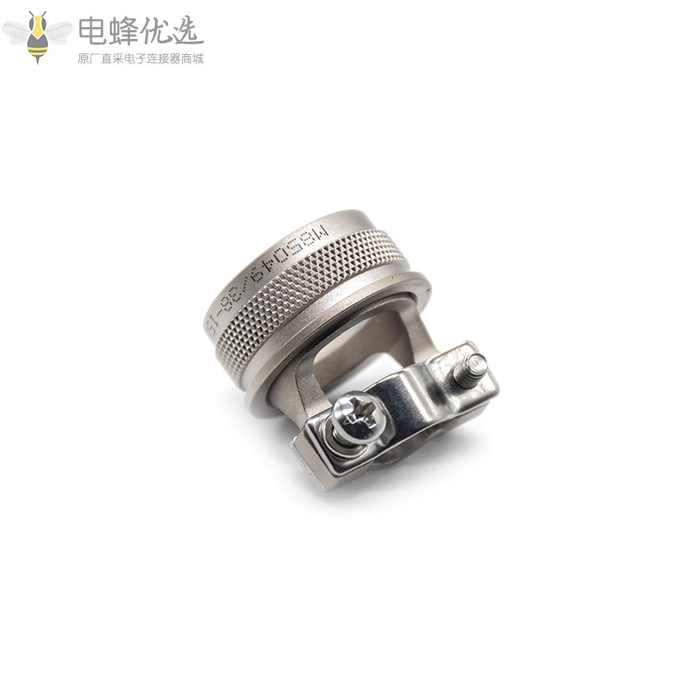 D38999连接器直电缆夹15号壳体镀镍尾附
