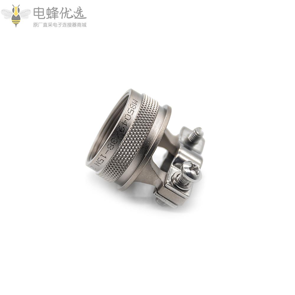 D38999连接器直电缆夹15号壳体镀镍尾附