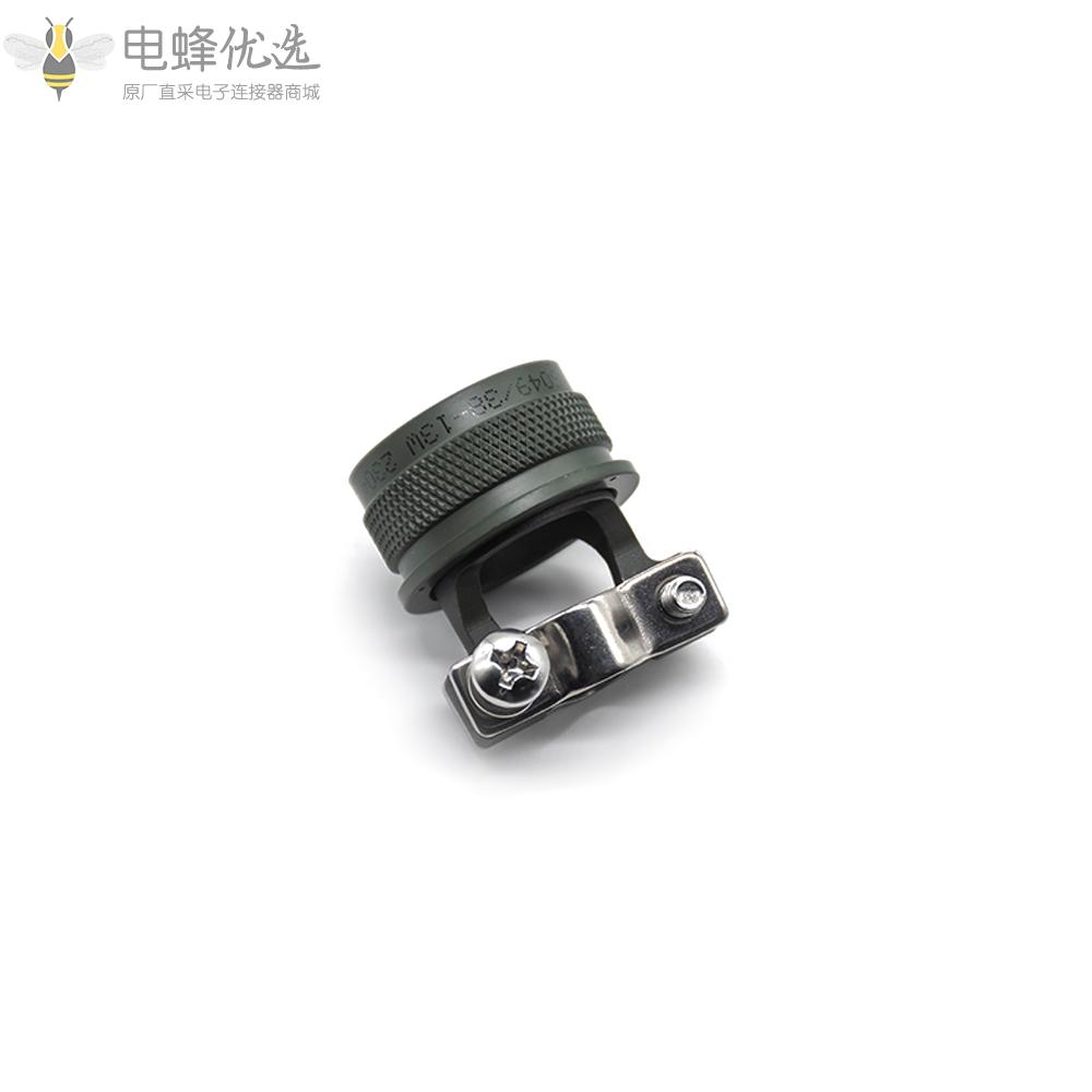 D38999连接器13号壳体橄榄绿直电缆夹镀镉尾附