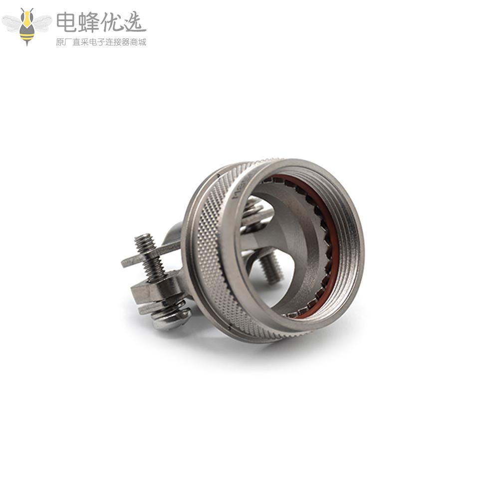 D38999连接器银色镀镍尾附17号壳体直电缆夹