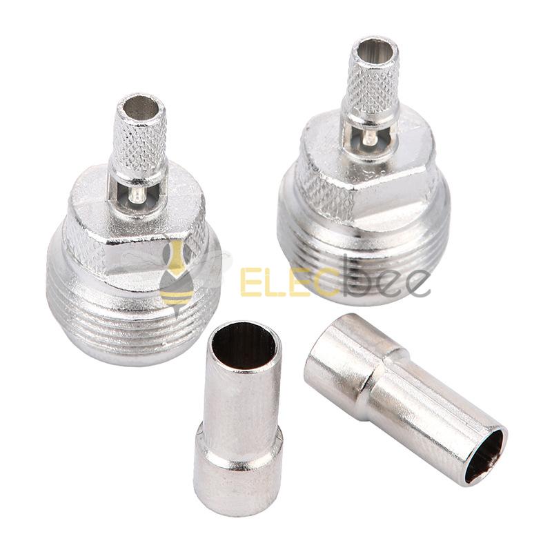 N-K-3N母头开窗 射频同轴连接器 适用RG58/LMR195/RG400 50-3电缆