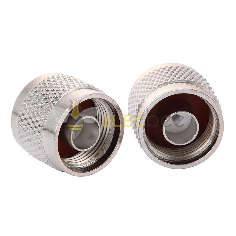 N-JB3全铜N型射频同轴连接器 N-JB3直式公头连接器接RG402半柔半钢电缆