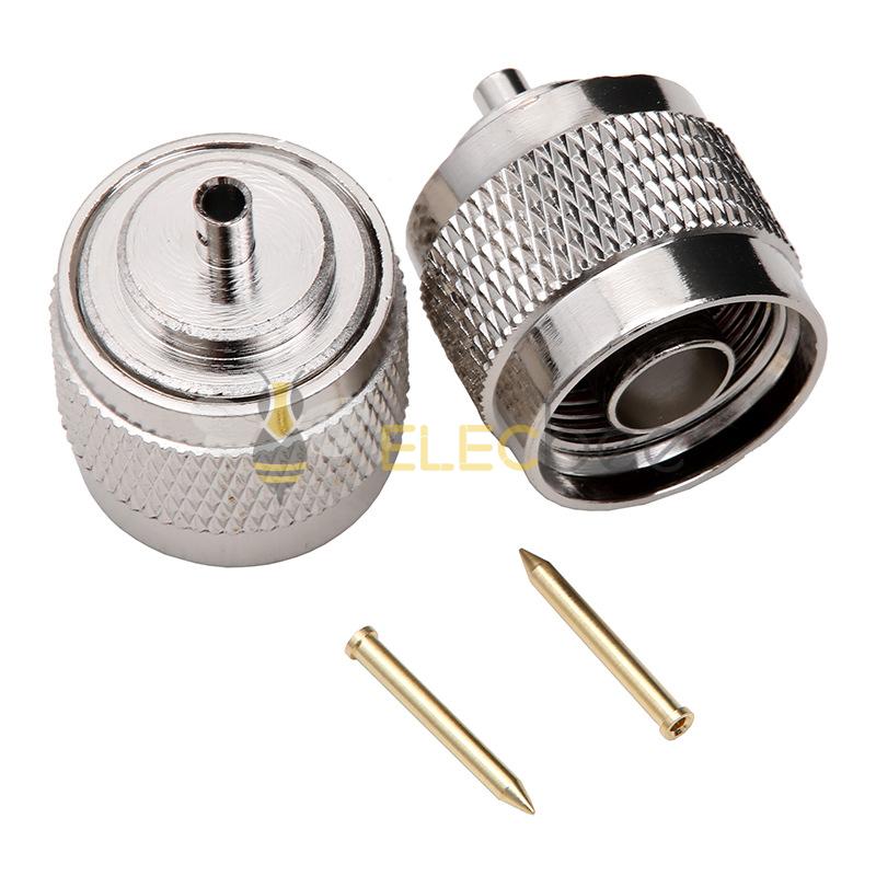 N-JB2厂家射频同轴连接器 N型直式公头L16公头适用RG405RG086线缆