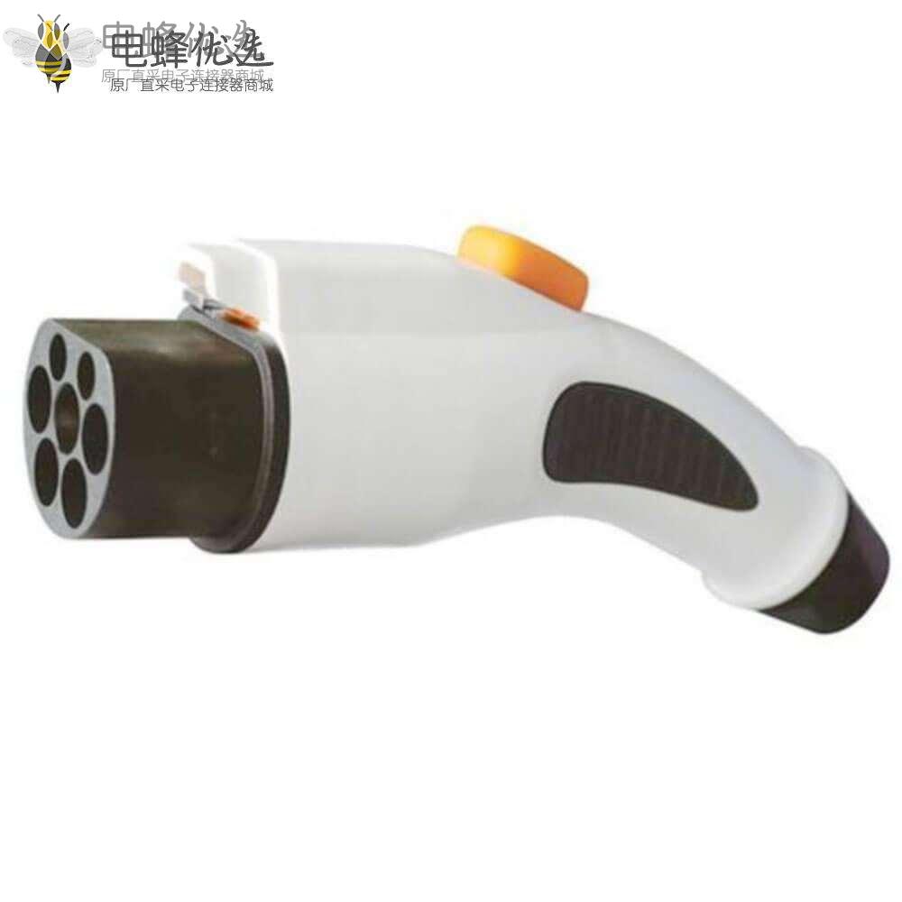 充电枪新国标GB/T20234车辆端7孔充电插头AC16A/32A/63A