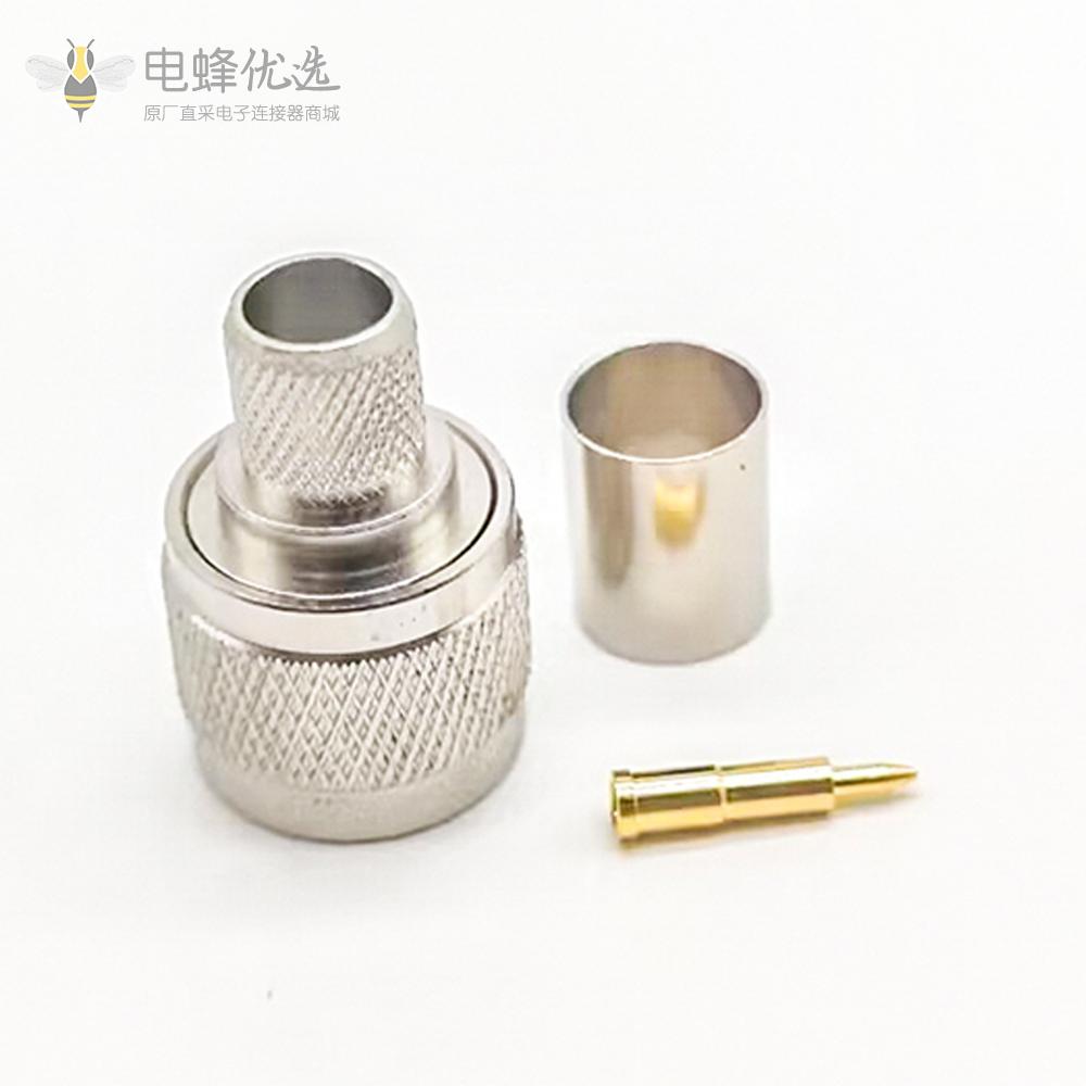 N型公连接器直压接LMR400 7D-FB