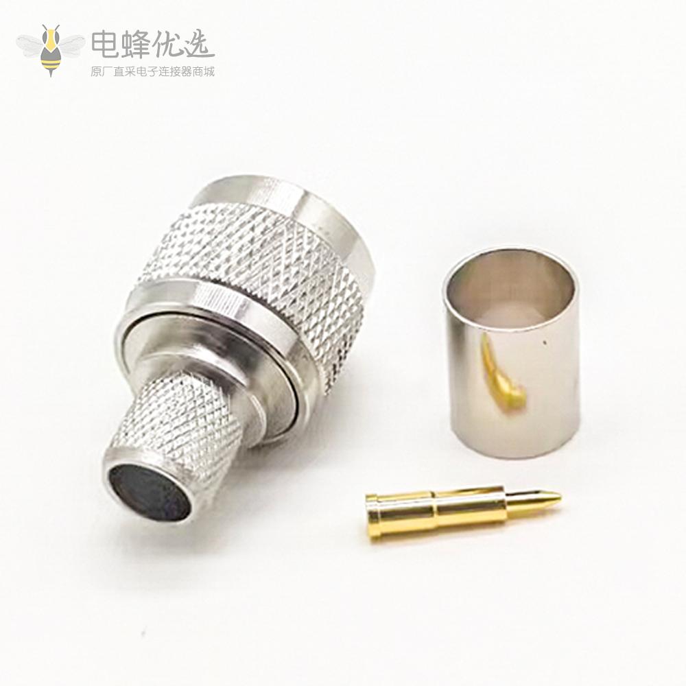 N型公连接器直压接LMR400 7D-FB