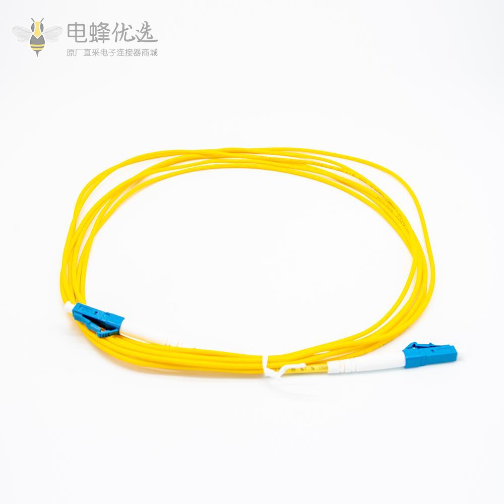 LC光纤跳线3M 9/125&mu;m OS2单工单模